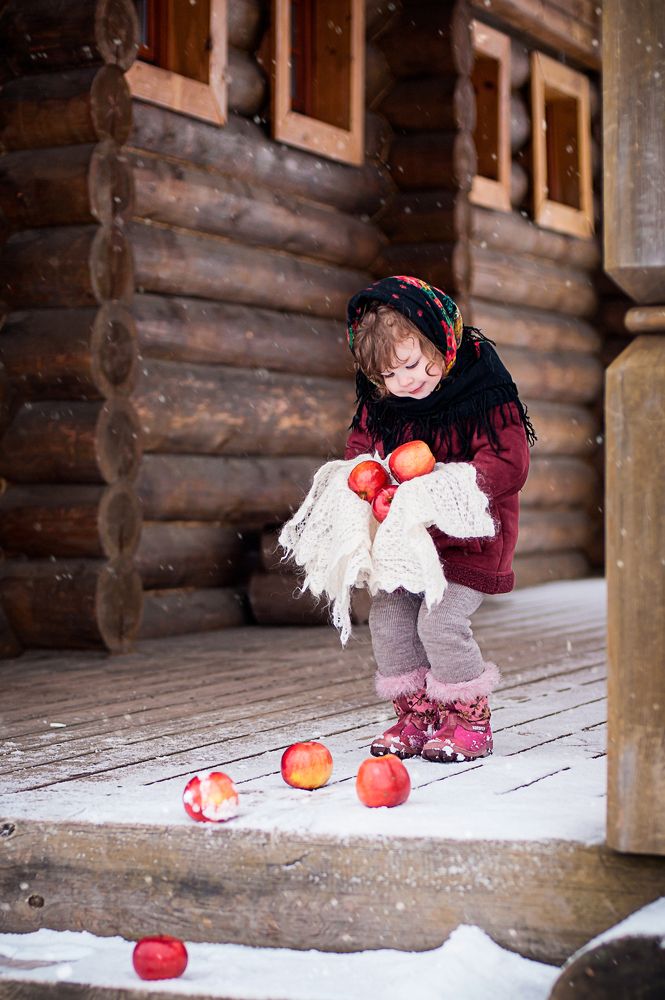 яблоки на снегу