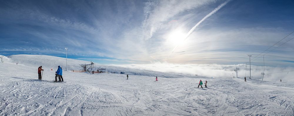 Над облаками.