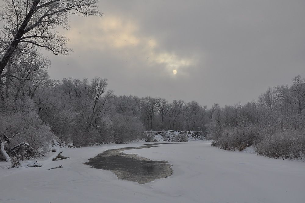 Пасмурный день.