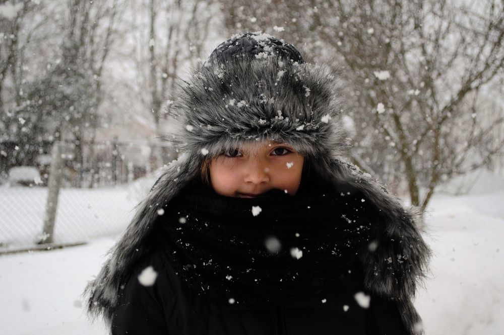 Девочка и снег