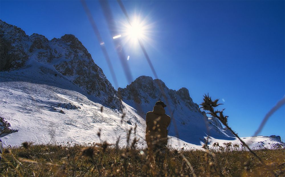 Enjoy the sun in winter