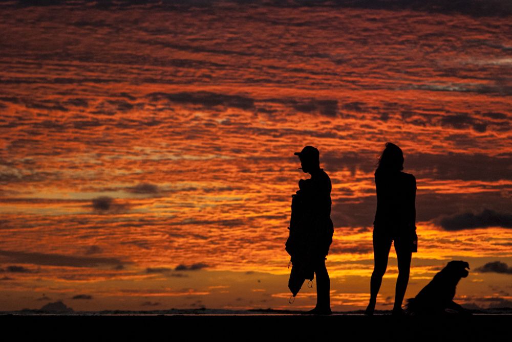 On the flames of the Pacific