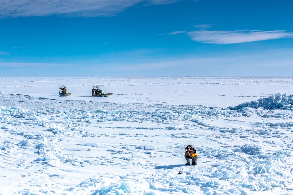 На северном Каспии