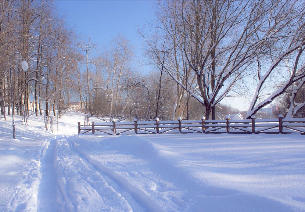 Зима в Минске