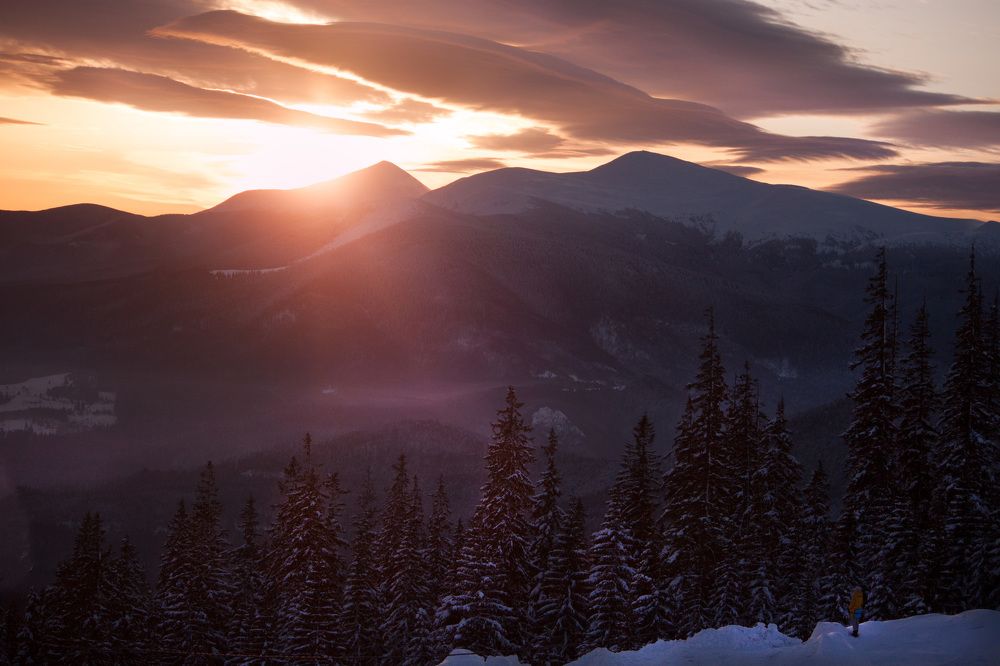 The light in the mornings landscape