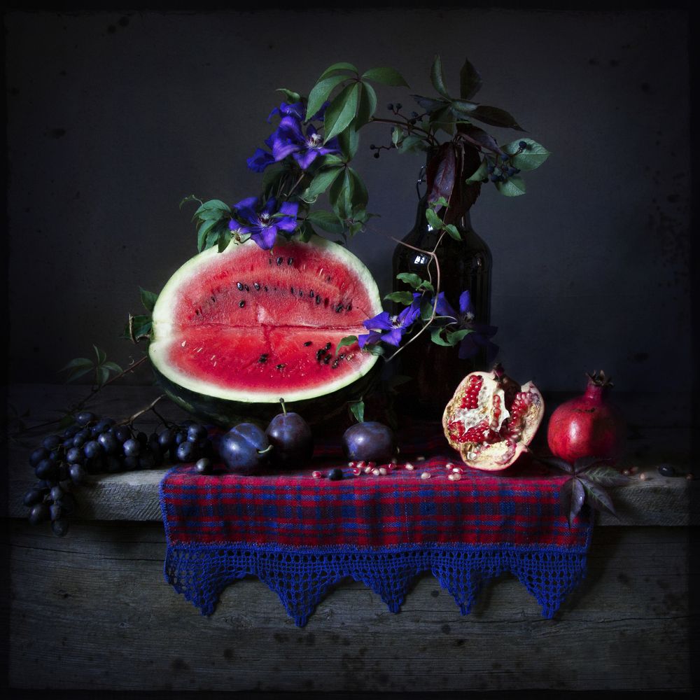 Натюрморт с арбузом