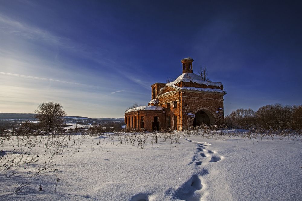 Январский вечер в Поречье