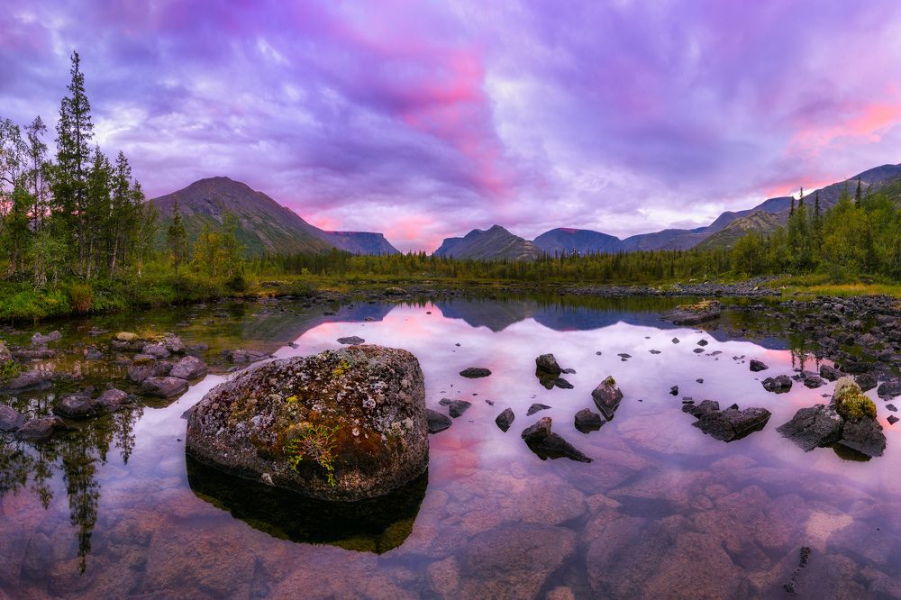 Вечер на Севере