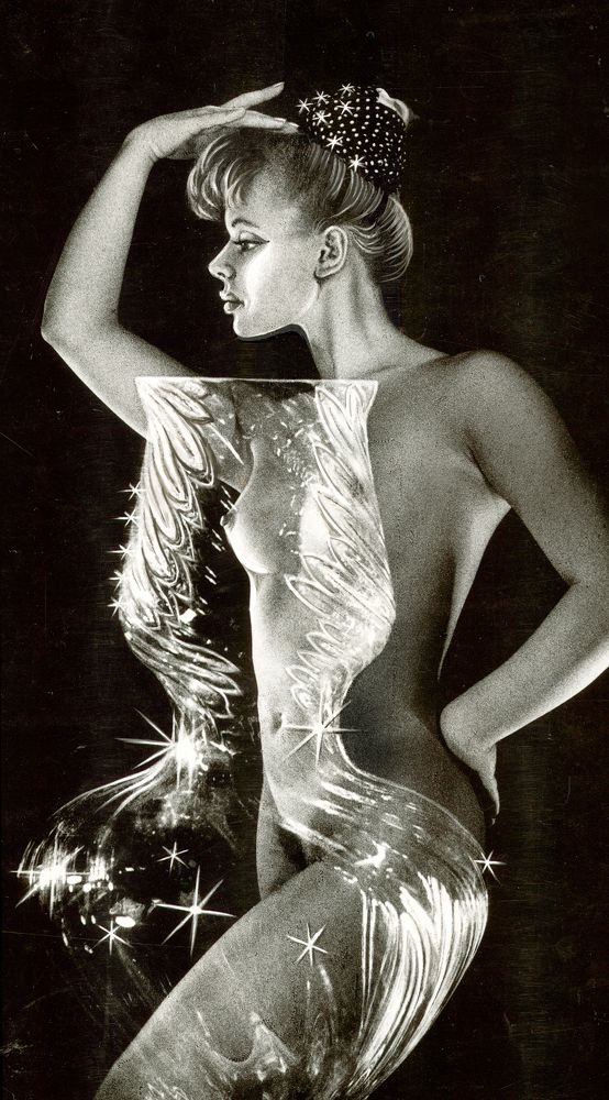 ТАНЕЦ В БОКАЛЕ... РУЧНАЯ ПЕЧАТЬ