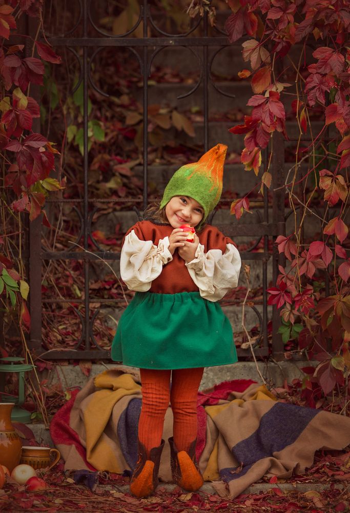 осенний гномик