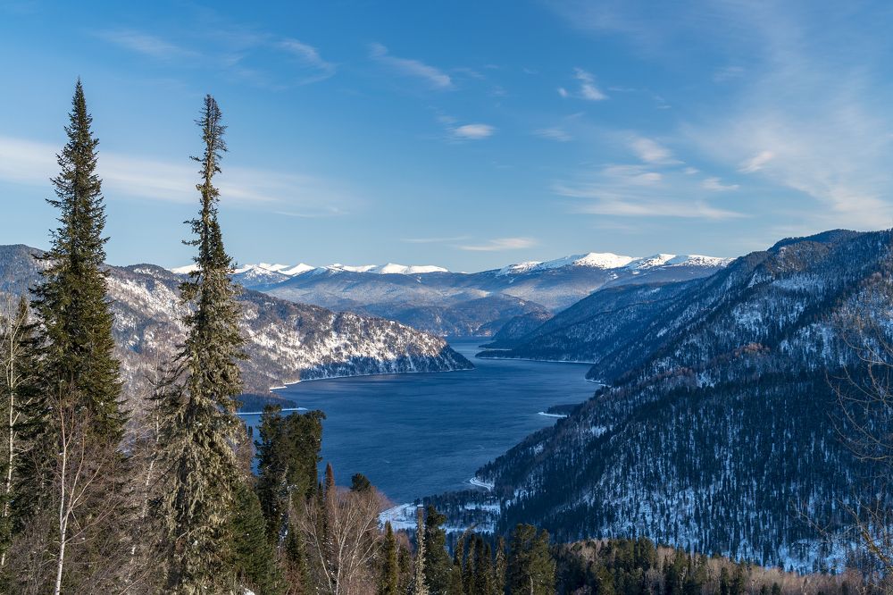 Озеро в горах.