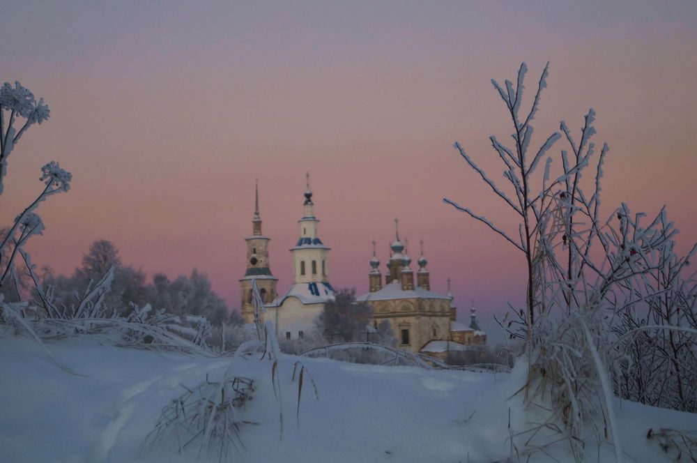 В морозный день