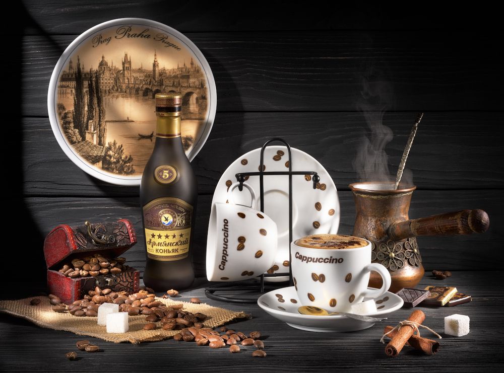 Капучино с коньячком