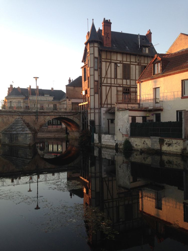 Coucher de soleil à Vierzon
