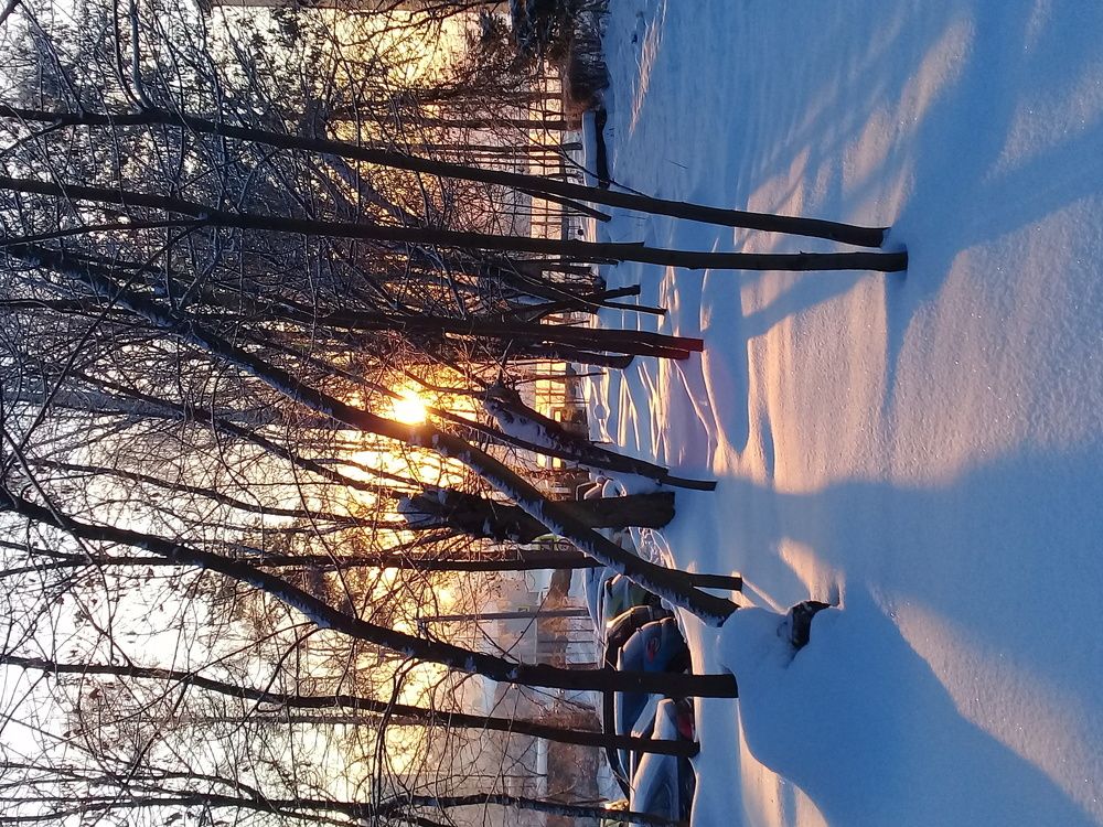 Рассвет в городе
