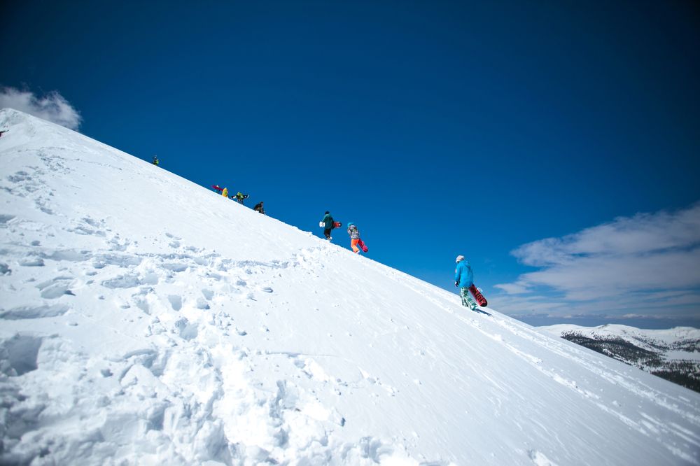 Сноубордисты