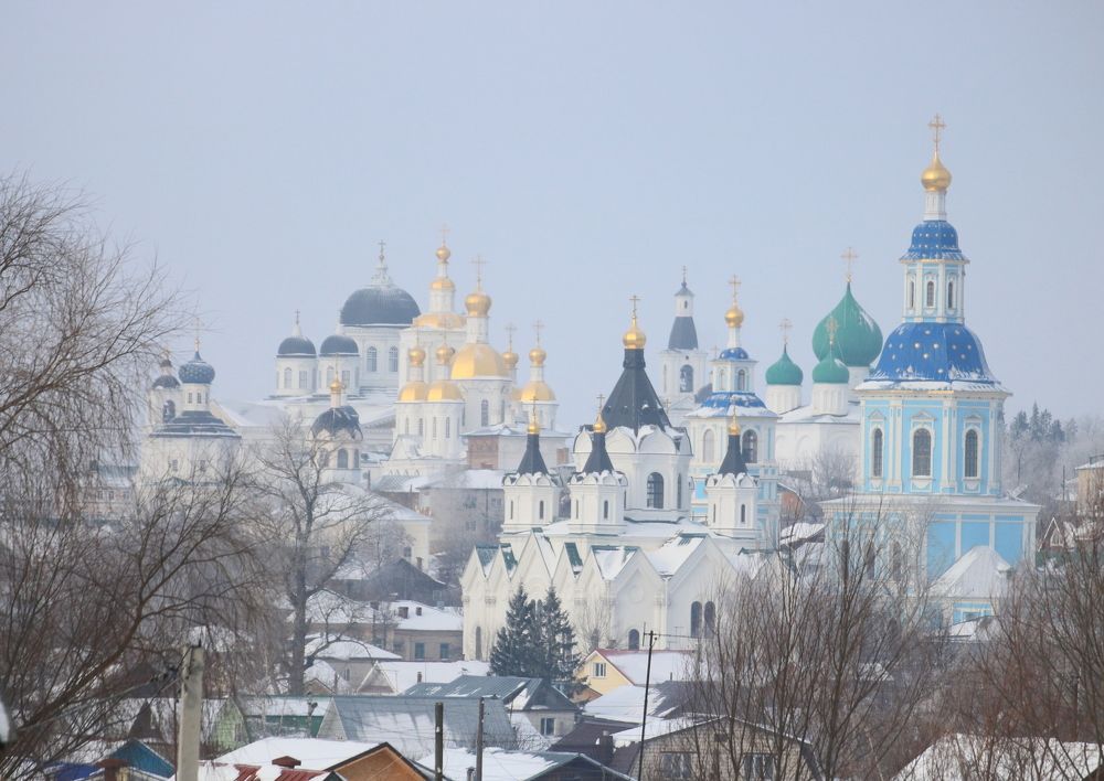 Центр города в Тумане