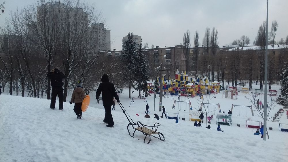Зима в городе