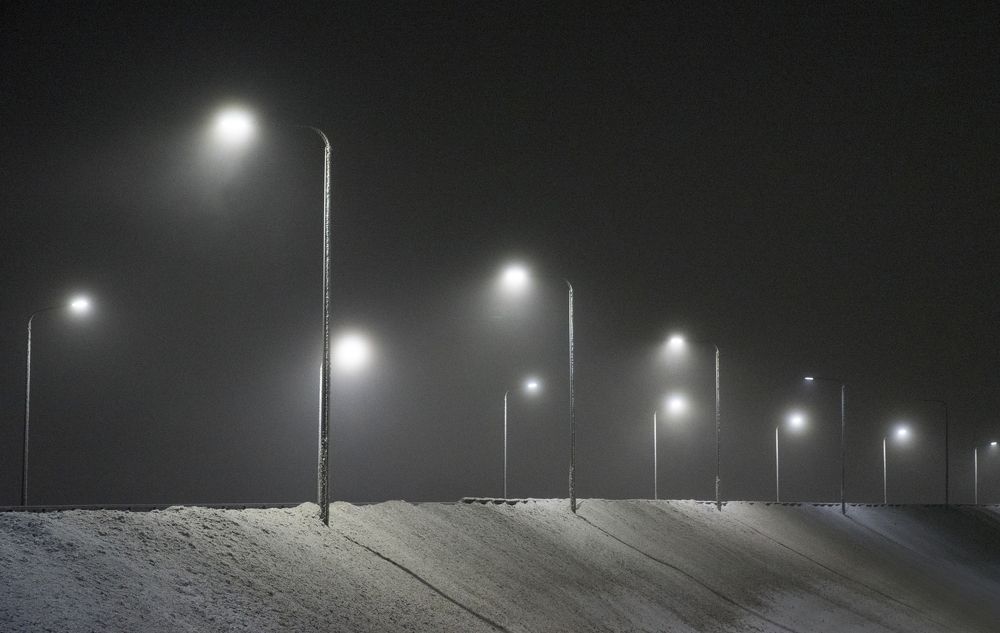 Туман и фонари