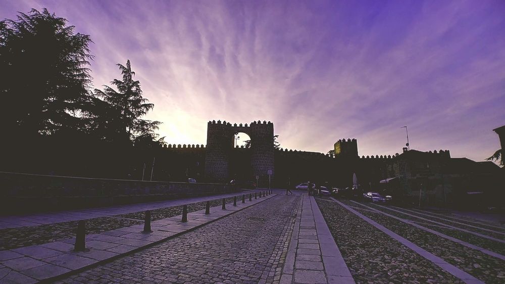 Sunset in Avila, Spain