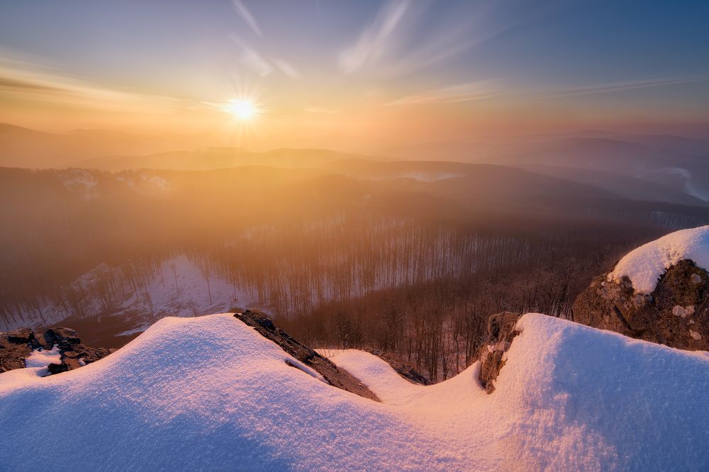 Winter on Vssoka peak