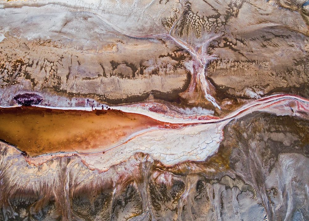 Абстракции озера Баскунчак