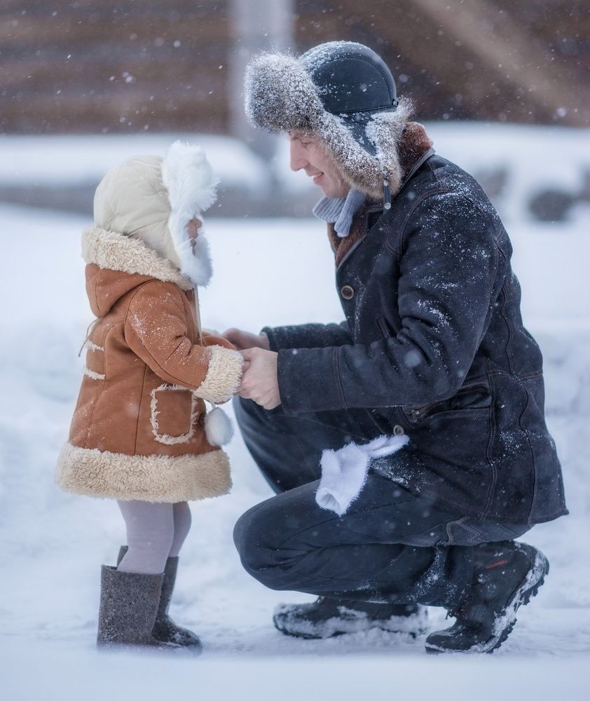 Папа, согрей мне ручки...