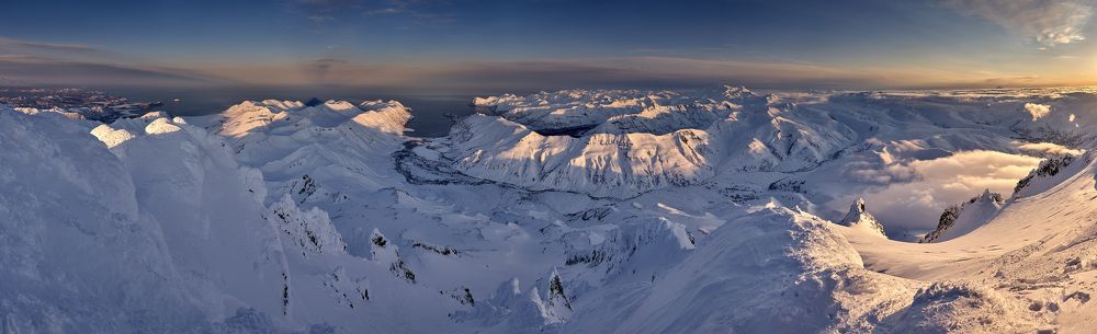 View from Viluchinskii volcano, Kamchatka