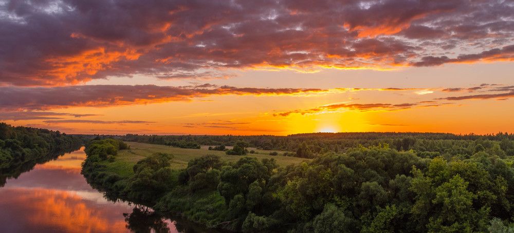 Закат на Днепре