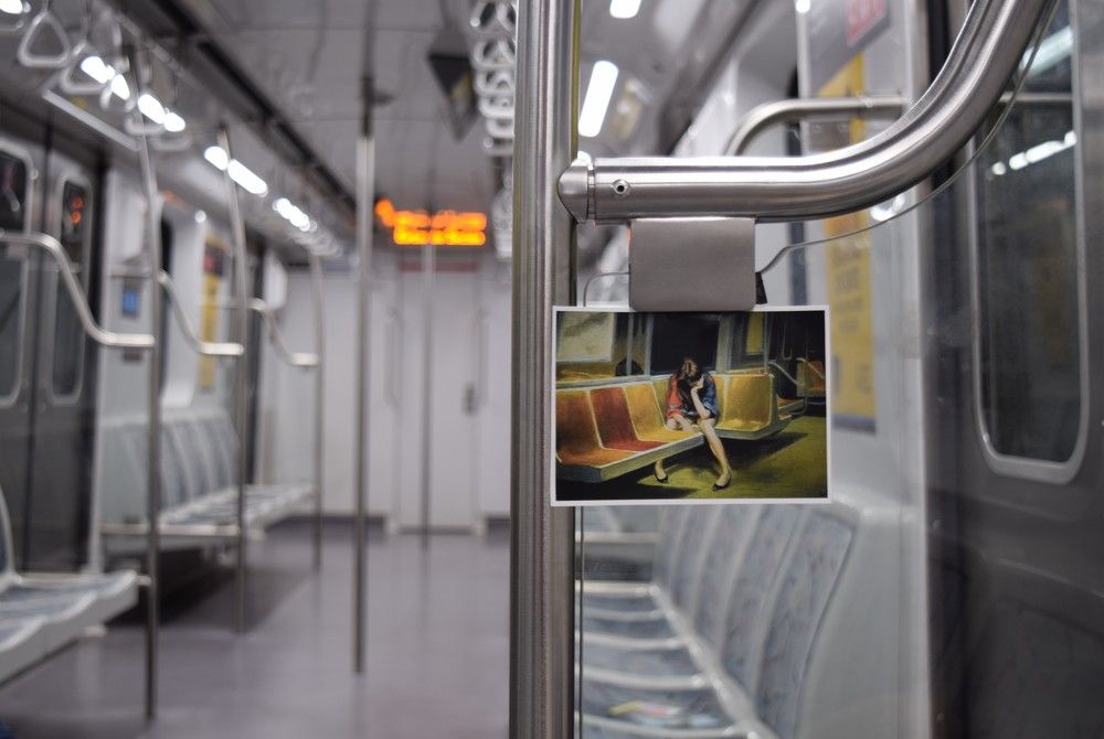 Hopper in the Metro
