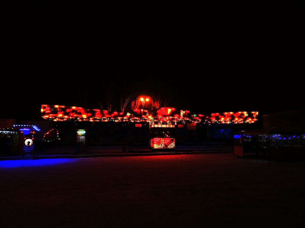 Carousel at night