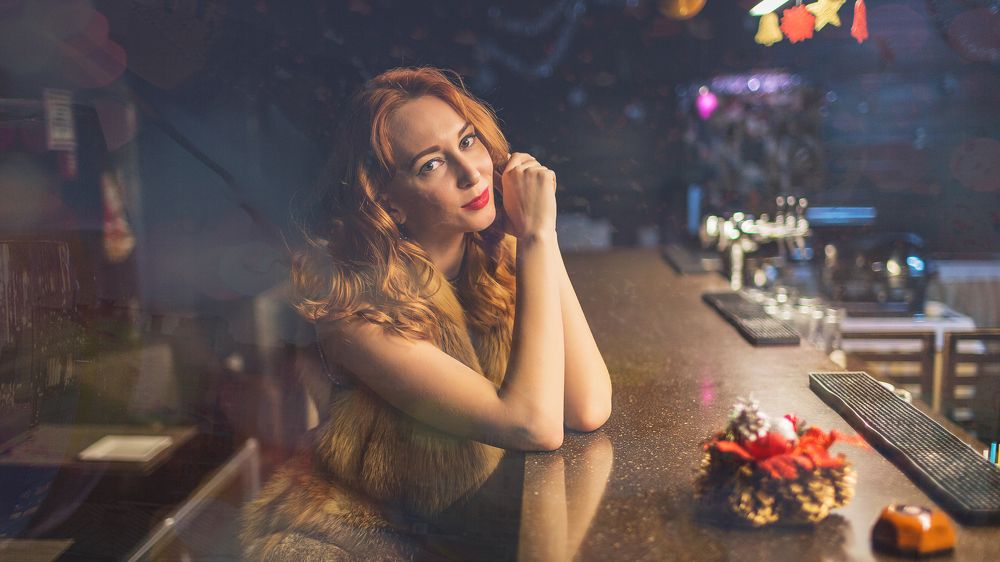 Спящий город в отражении