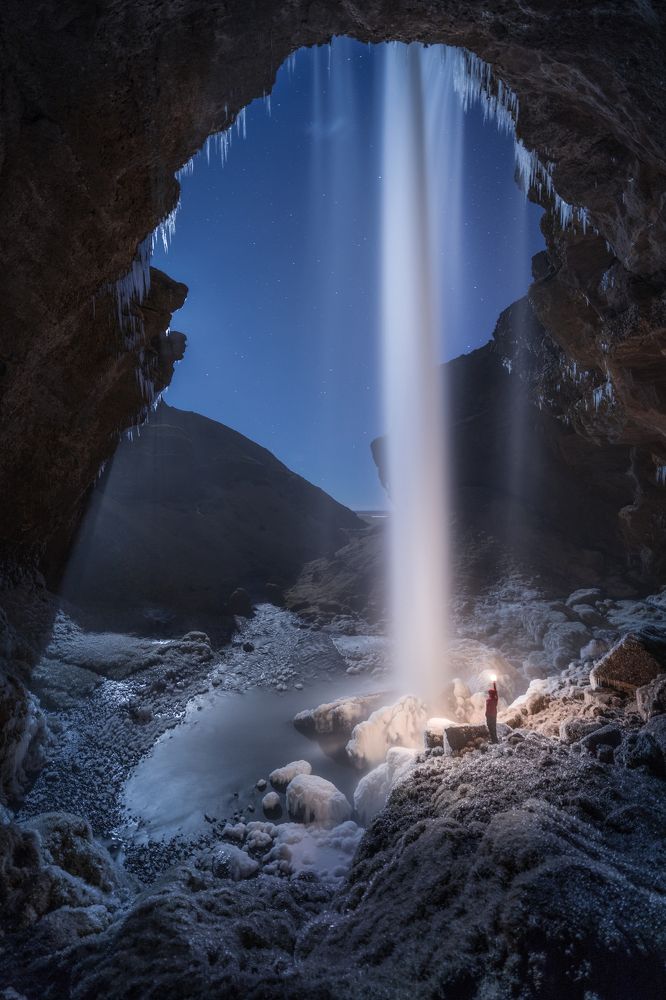 Explore the Cave in Iceland