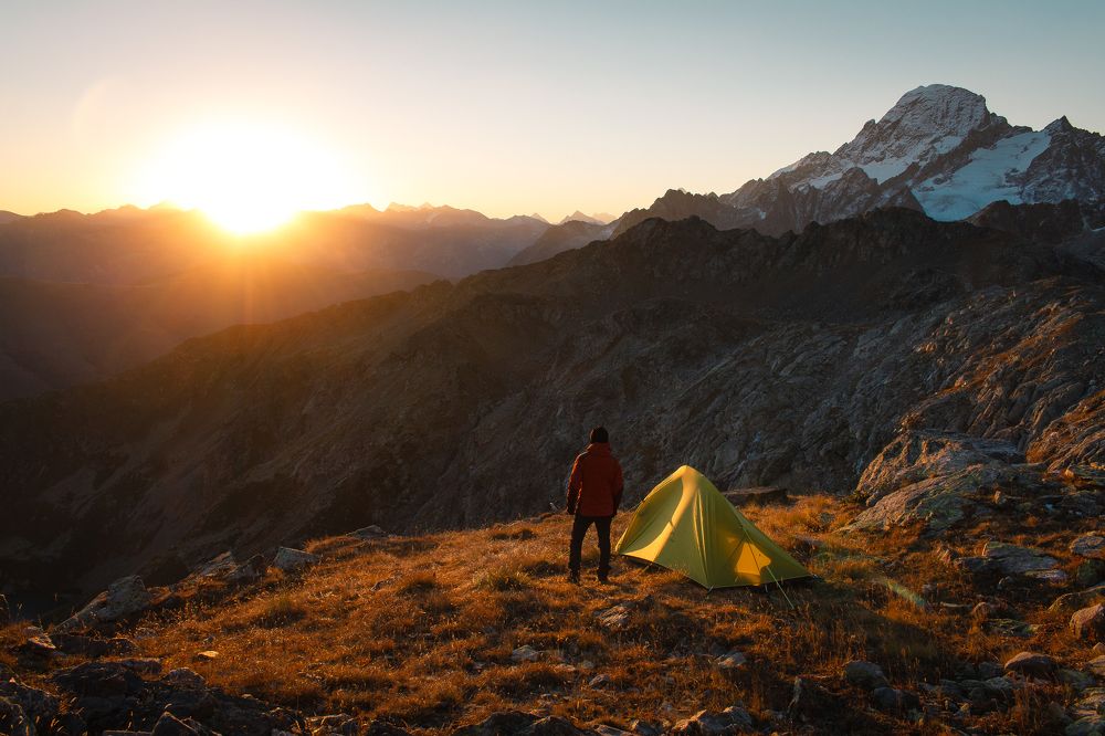 Рассвет возле перевала Кельауш