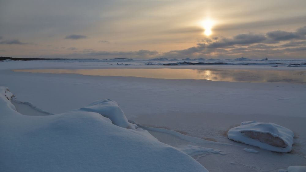 Зимняя Ладога.