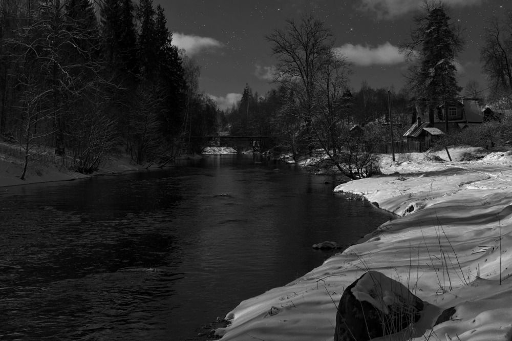 Зимняя ночь.