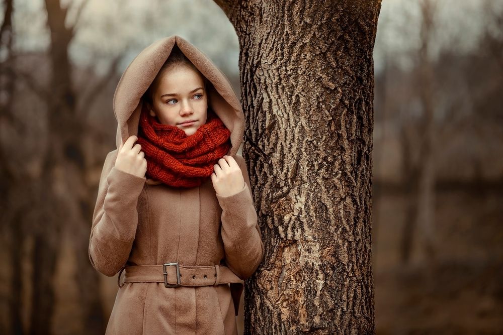 Девочка в лесу