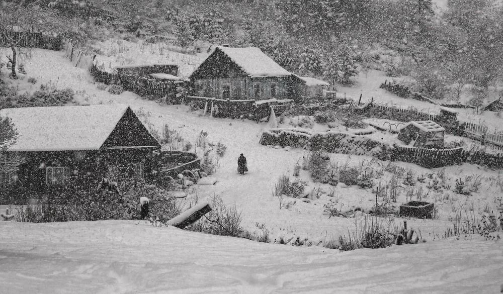 Зима на кордоне.