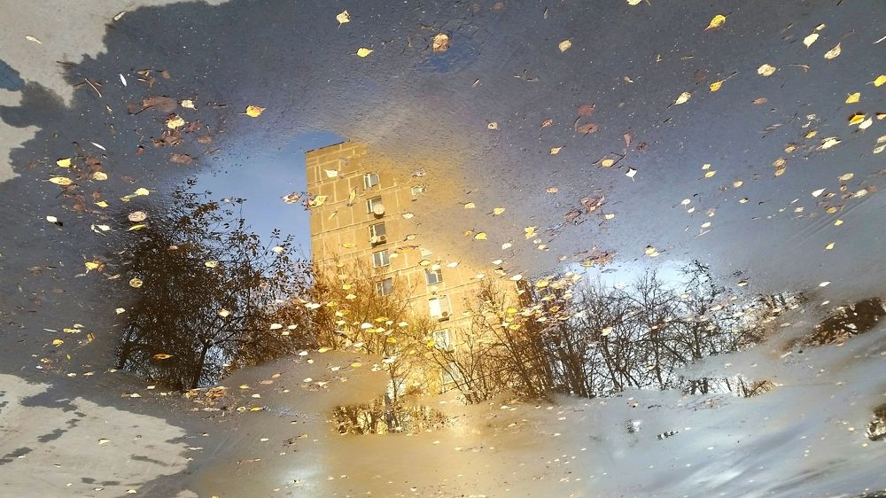 Пейзаж на асфатьле