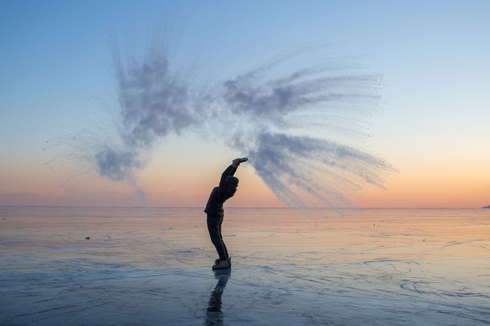 Байкал.холодно