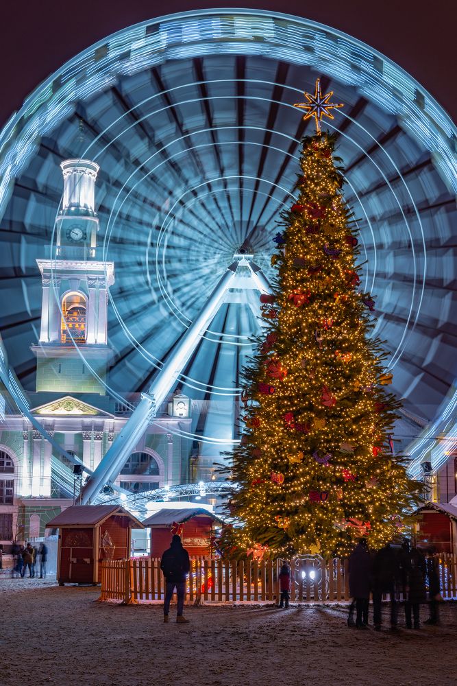 Kiev. Podol at the Christmas time 2