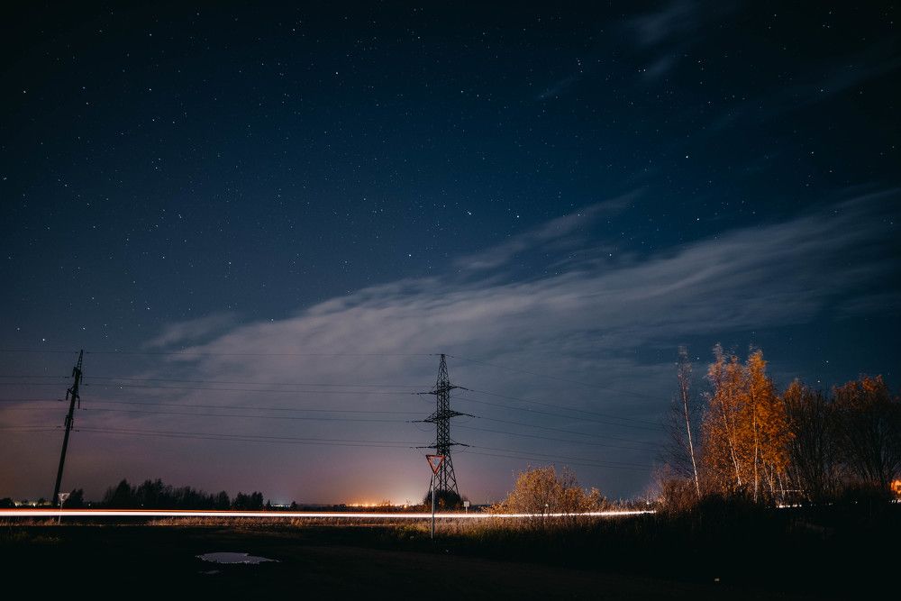 Ночь в Ярославской области