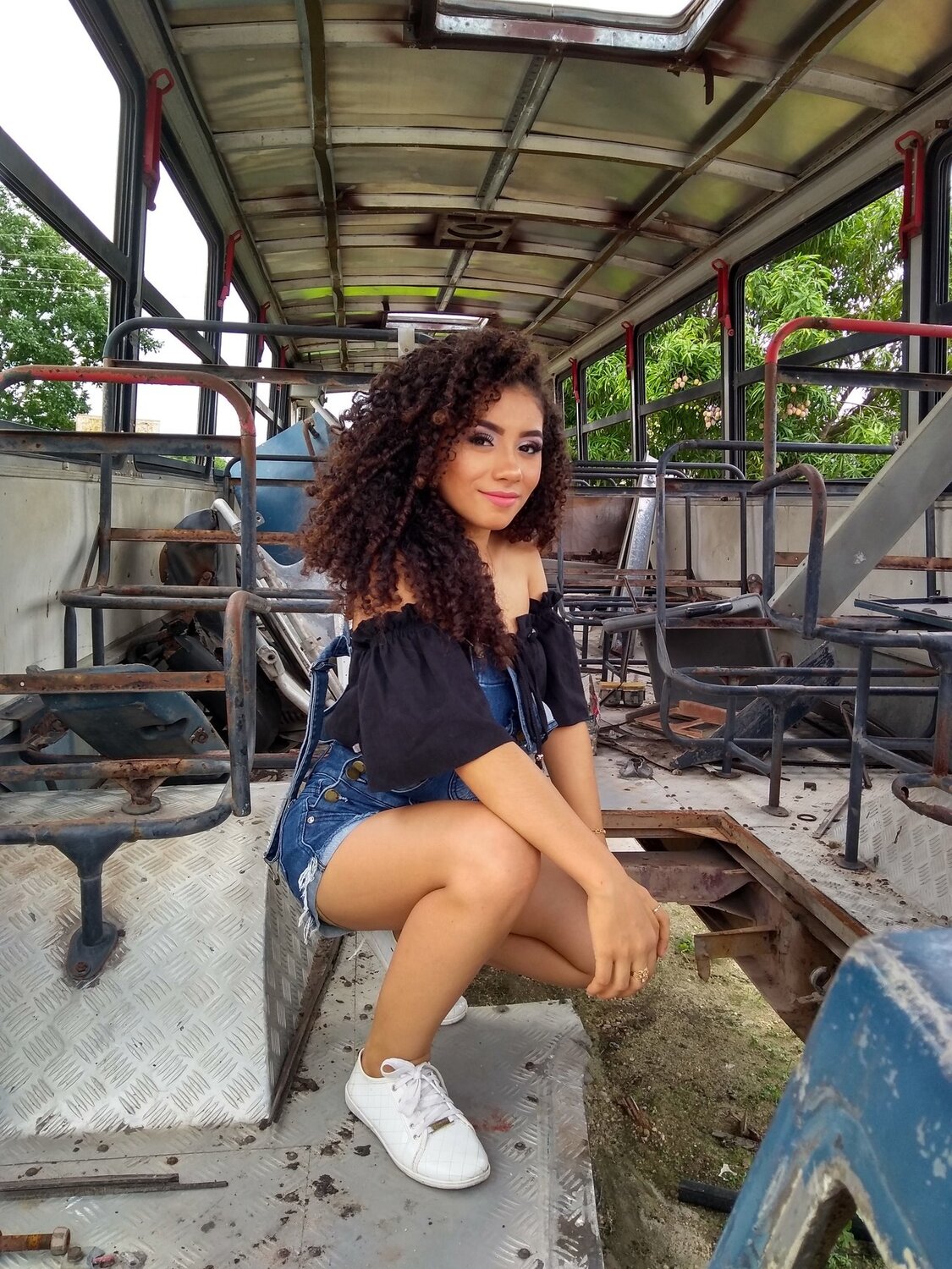 Foto de uma amiga que me ajudou a divulgar Meu trabalho.