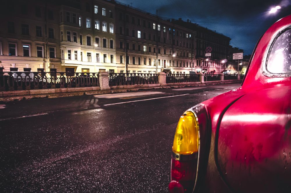 Night street.