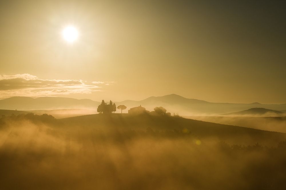 Рассвет в Тоскане