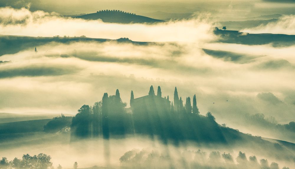 Рассвет в Тоскане