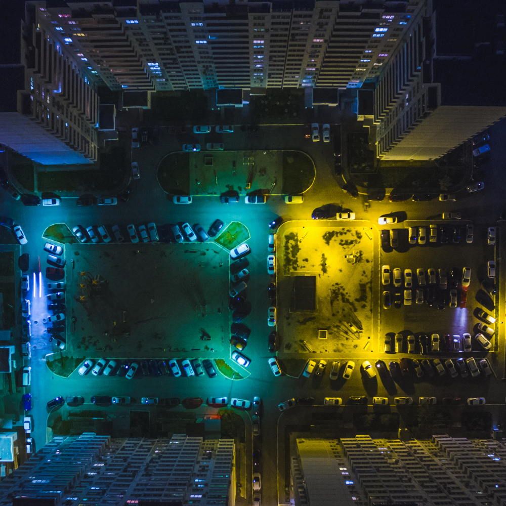 Симметрия спальных районов.