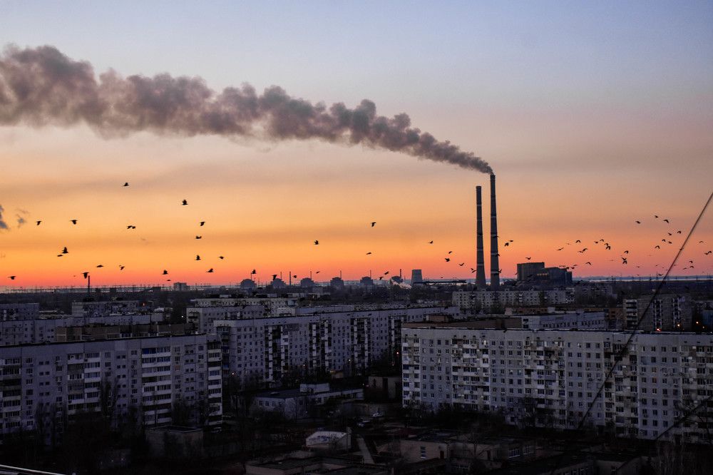 Город с птичьего полёта