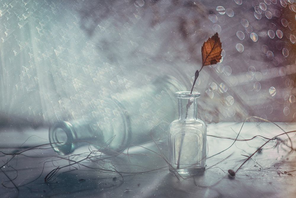 волна прозрачного боке*