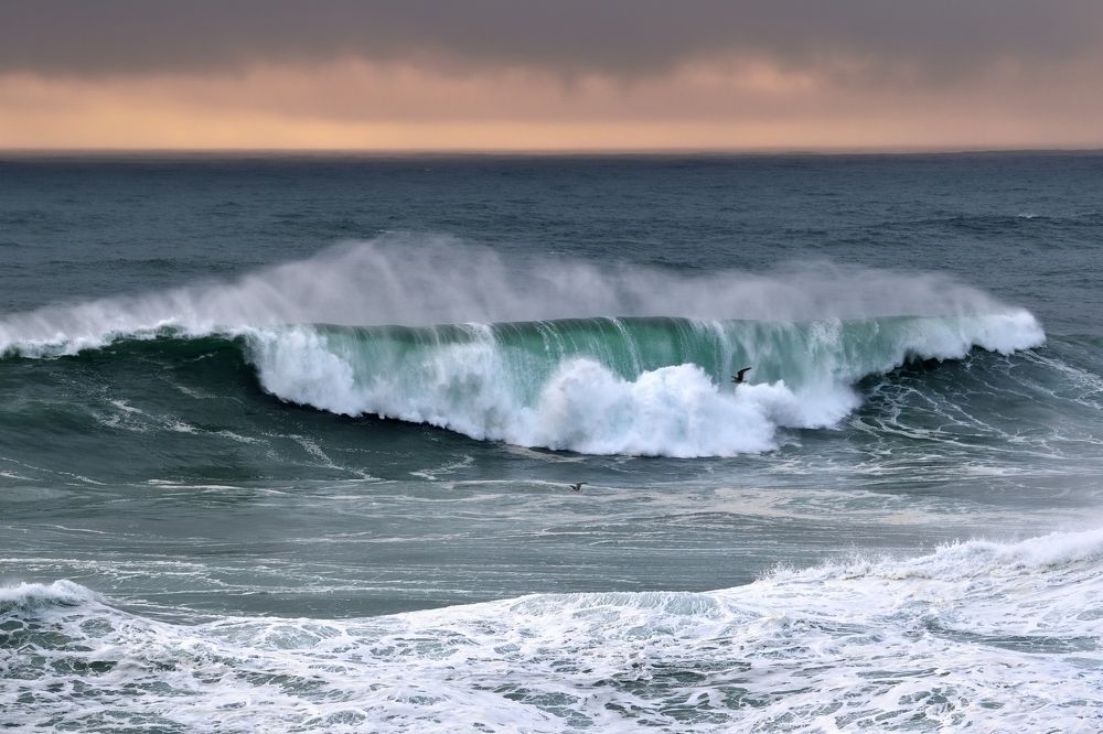 Волна в Назаре.